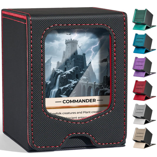 Fabmaker Deck Box Quick-See Window lets you view stats at a glance.
