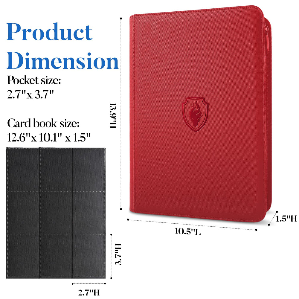 Large capacity for MTG, TCG, and sports cards for organized collections.