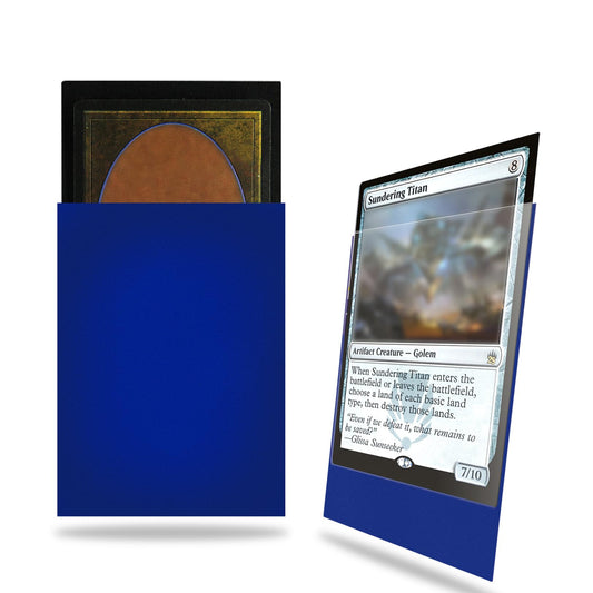 Fabmaker Night Blue Card Sleeves 200 Pack protects cards during heavy play and shuffle with confidence.