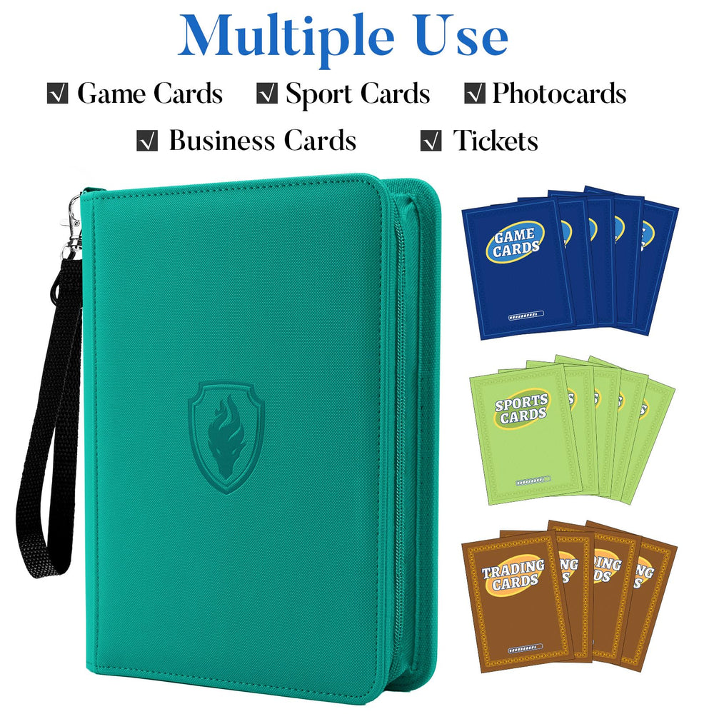 Fabmaker Premium 4-Pocket Binder interior showing 40 pages and large capacity