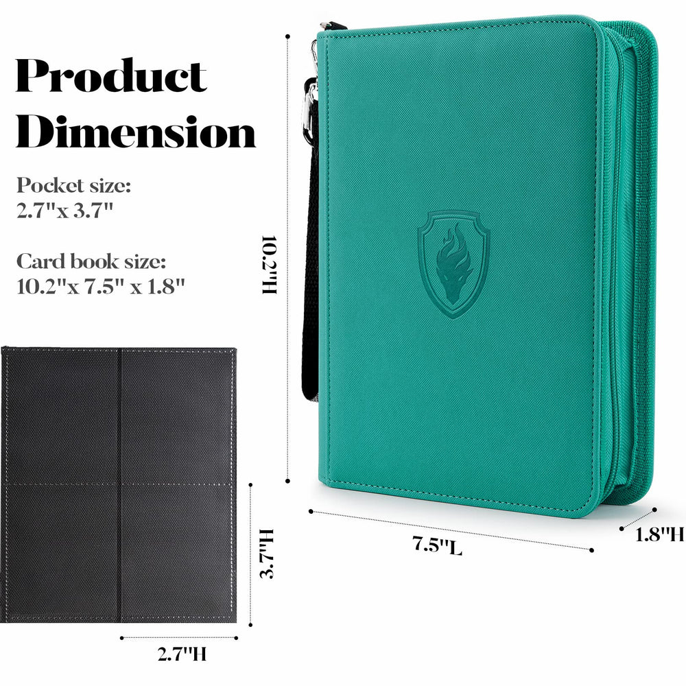 Fabmaker Premium 4-Pocket Binder archival sleeves protecting card artwork