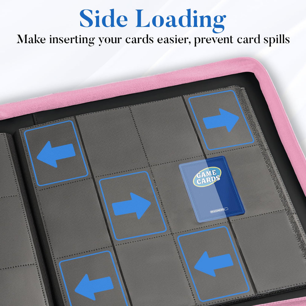 Fabmaker Premium Zip Card Binder durable PU zipper ensuring water resistance and dust defense