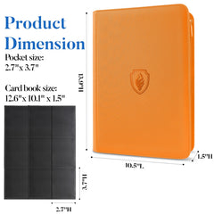 Fabmaker binder holds standard trading cards, including MTG and sports cards.