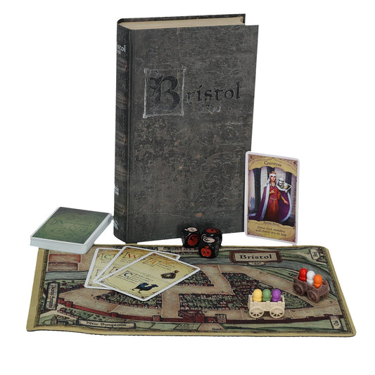 Facade Games Bristol 1350 cover art captures the medieval escape vibe for immersive play.