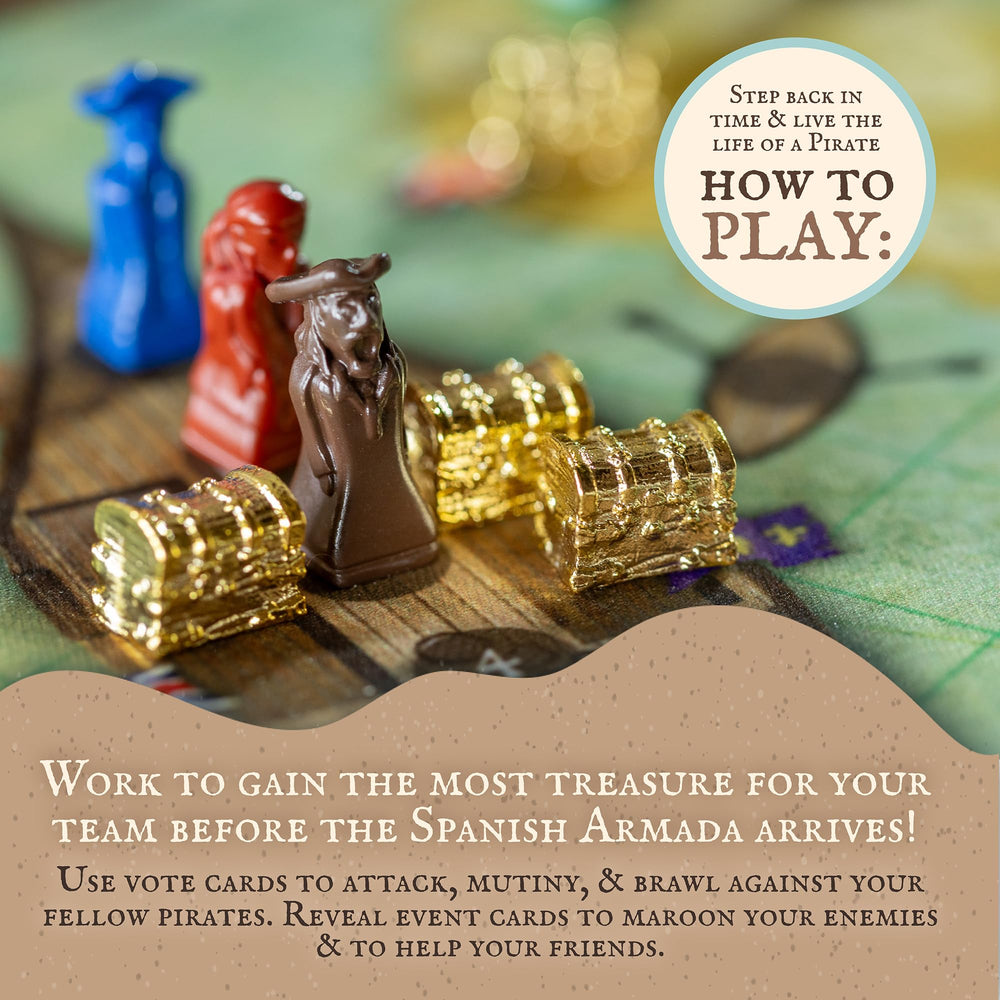 Metal treasure tokens from Tortuga 1667 Deluxe Edition for tactile treasure hunts