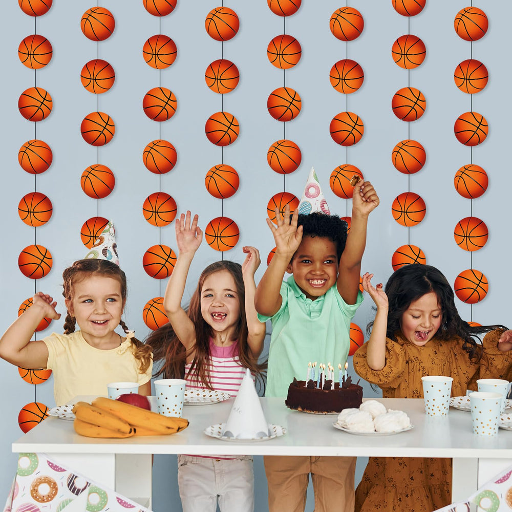 Faccito basketball banner pattern 5 enhances school gym or classroom events.