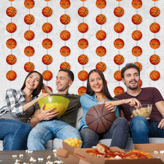 Faccito basketball banner pattern 6 perfect for baby showers or sports day.