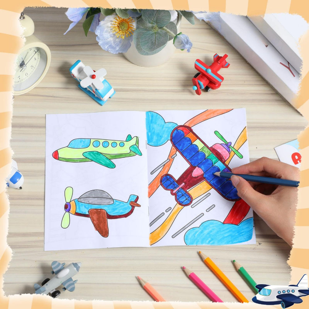 Quality paper from Faccito resists tearing, best used with colored pencils or crayons.