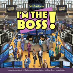 Face 2 Face I am The Boss game setup for lively group negotiations.
