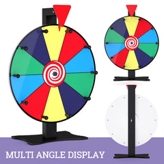 Facilife prize wheel with adjustable tension for controlled suspense.