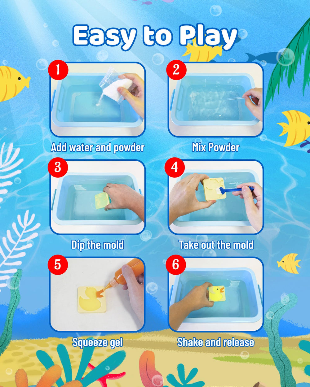 FADAWU educational DIY activity boosts fine motor skills and color recognition.