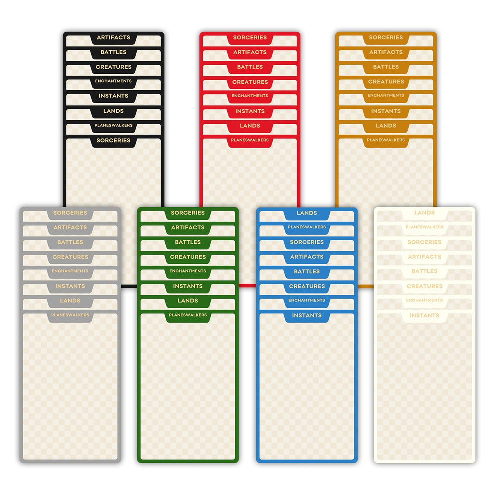 Fageverld MTG dividers two-sets improve organization for large card collections.