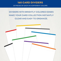 Fageverld premium white cardstock dividers add a sleek feel.