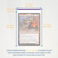 Fageverld compatible with MTG deck boxes and standard cards.