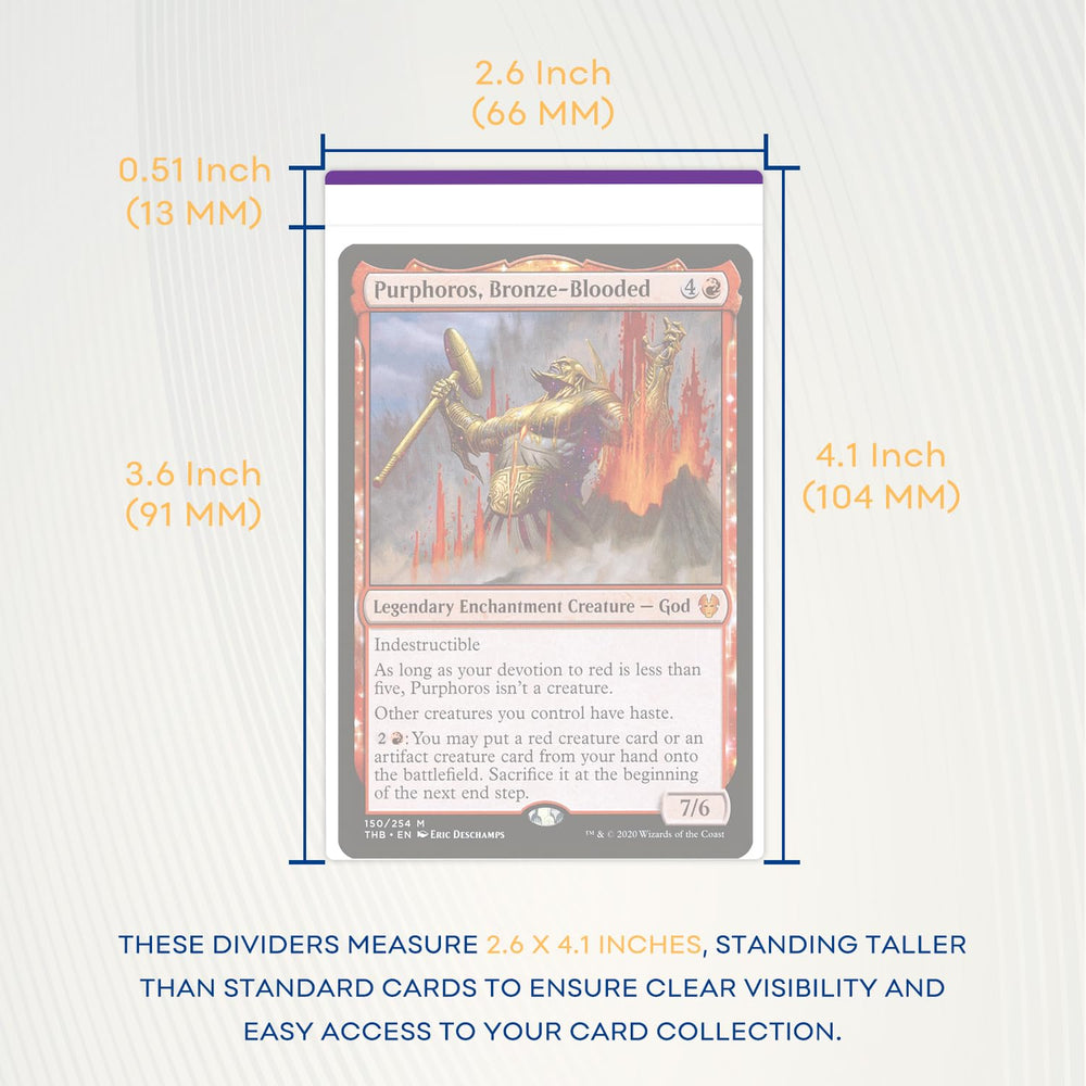 Fageverld vertical storage box dividers fit standard card sizes.