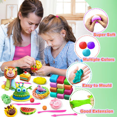 FAGNBED Air Dry Clay used by kids during playtime to spark imagination.