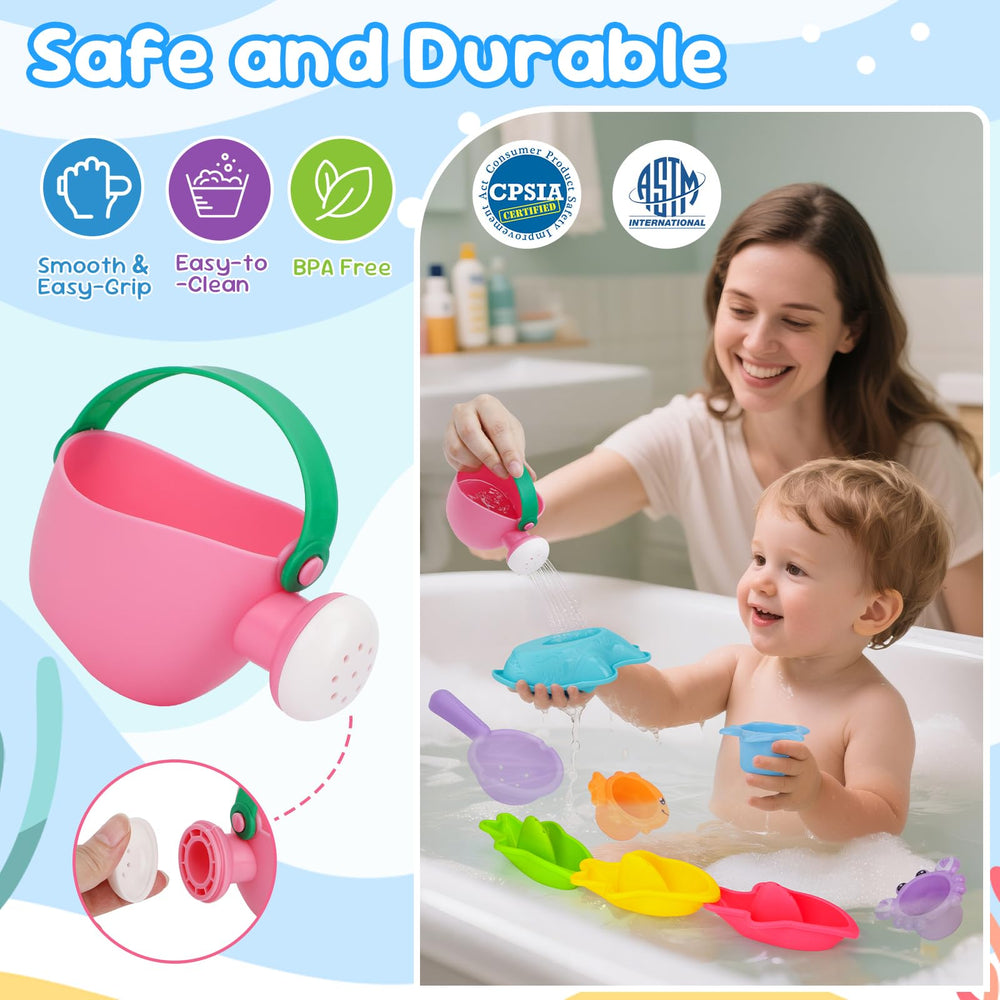 Fajiabao starfish boat enhances color learning during water play.
