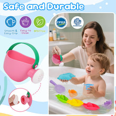 Fajiabao starfish boat enhances color learning during water play.