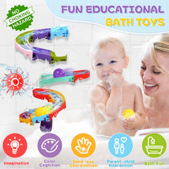Fajiabao suction cups secure to tub surfaces for stable play.