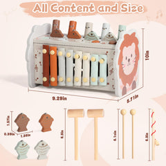Fajiabao durable wooden toy uses non-toxic finish for safe exploration.