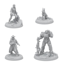 Fallout CX404 miniature on a 32mm base for detailed display.