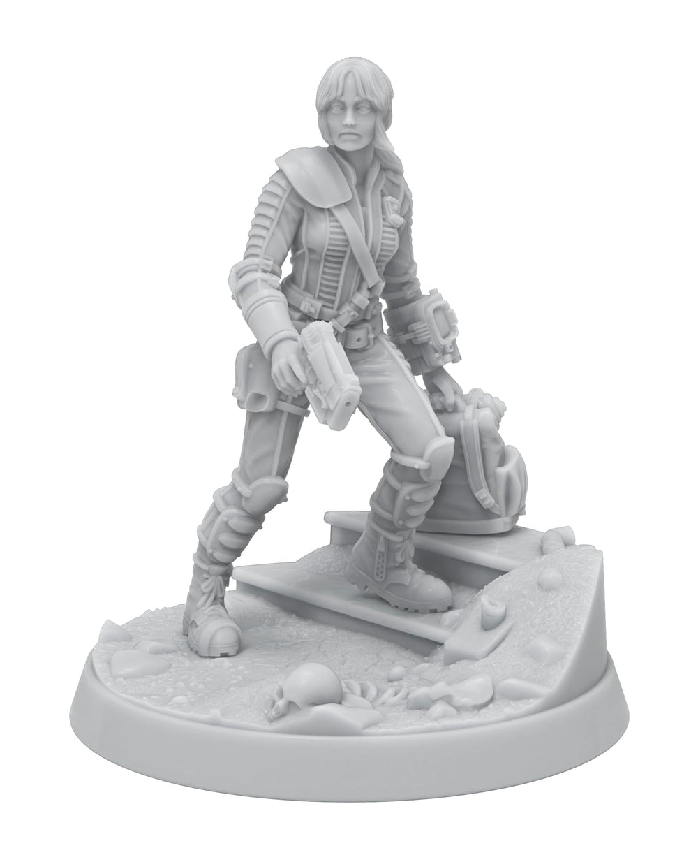 Fallout Maximus miniature on a 30mm base for versatile Wasteland warfare.