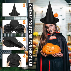 Famoby porch ceiling ideas for Halloween decor using hats and bats