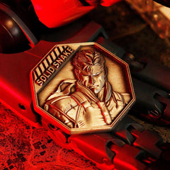 Fanattik Solid Snake Limited Edition coin with unique serial numbering.