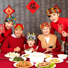 Fancy Land adjustable crown with elastic cord for comfortable wear.