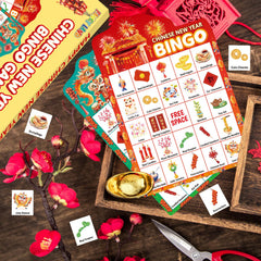 Fancy Land calling card guides a lively, organized bingo round
