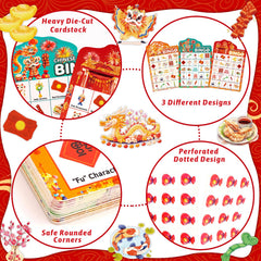 Fancy Land set displayed on a party table during a Lunar New Year gathering