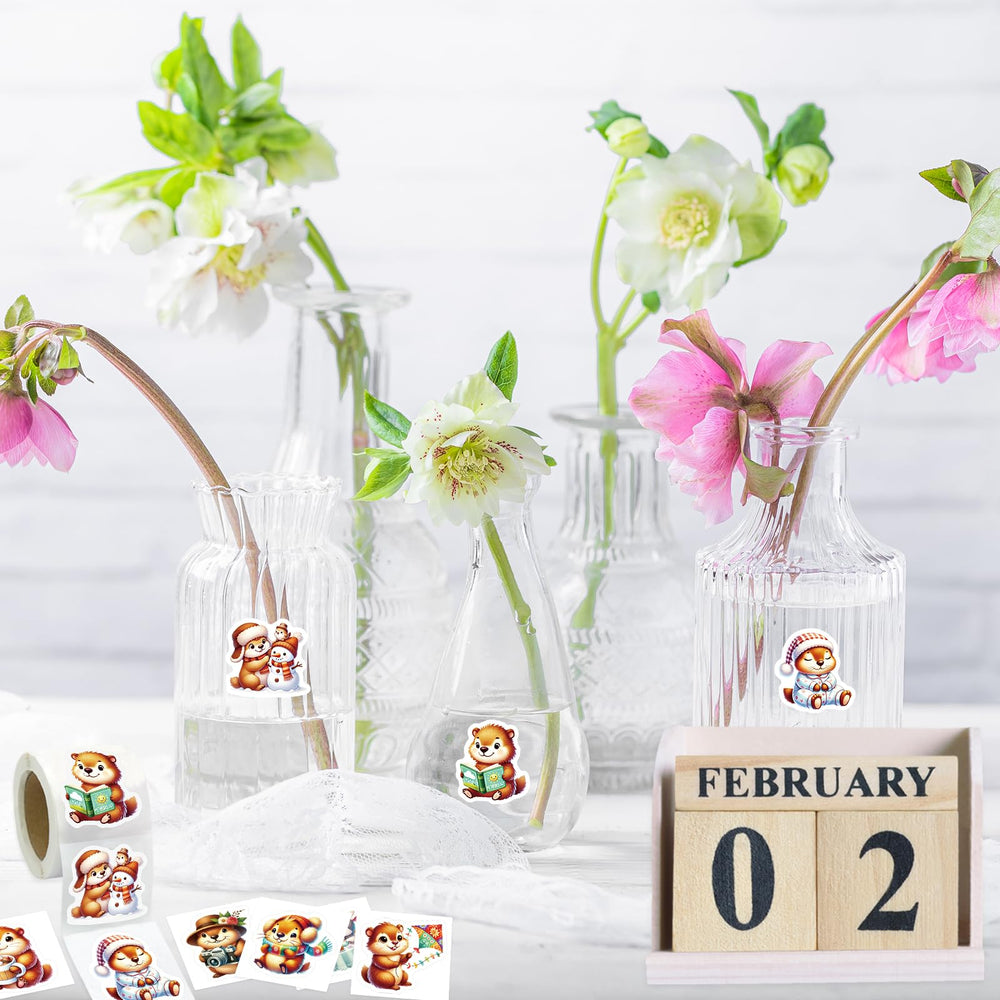 Fancy Land groundhog planner sticker helps organize days with a sweet touch.