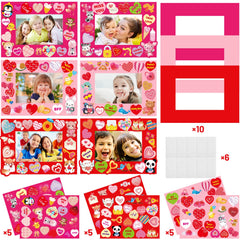 Fancy Land Valentines frame colors showcasing three kid-friendly options