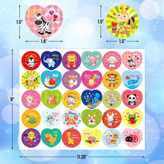Fancy Land valentines patterns preview reveals animal designs for cards.