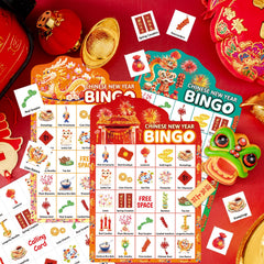 Fancy Land Year of the Horse bingo cards ready for 24 players