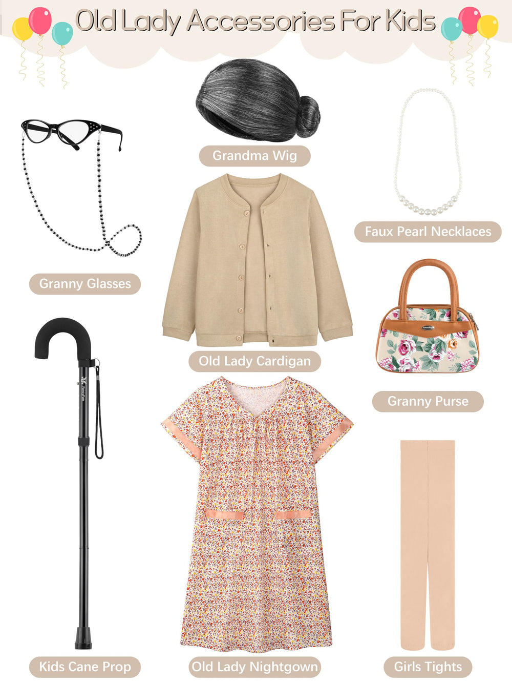 FancyFun faux pearl necklace and purse image, stylish accessories to complete the look