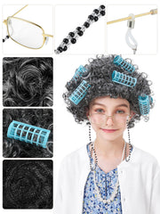 FancyFun granny wig – realistic look to spark imaginative role-play