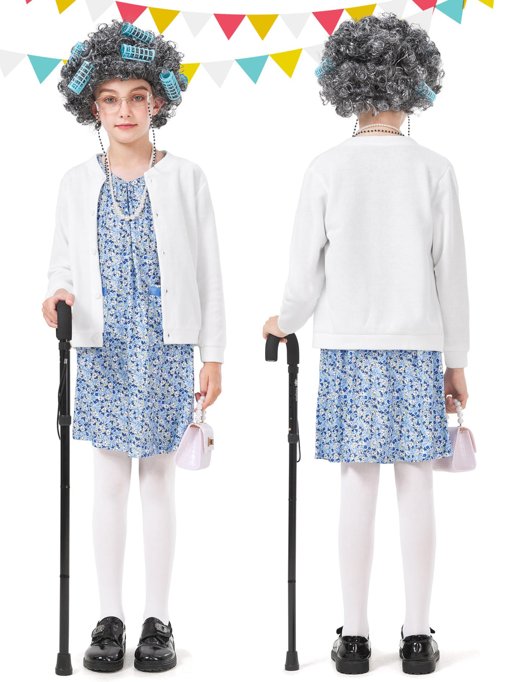 FancyFun purse; completes grandma look with a convenient dress-up prop.