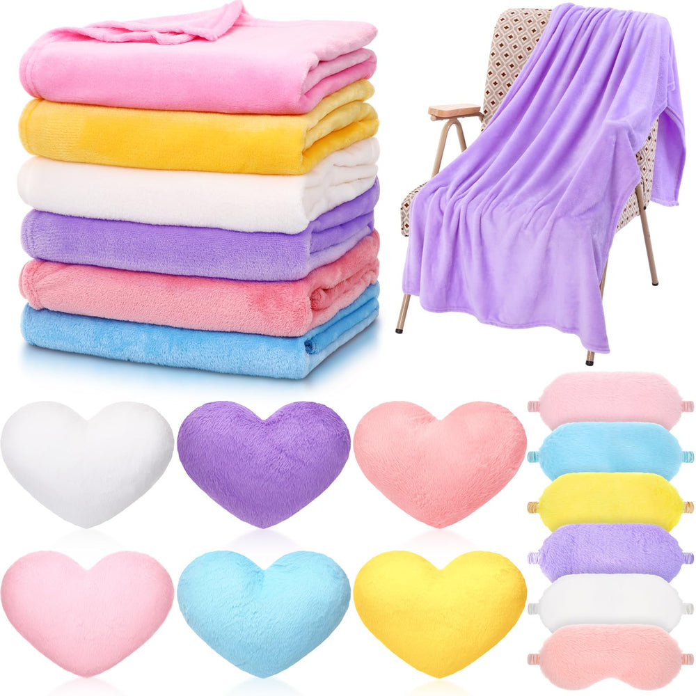 Fanfanwin sleepover blanket 59x39 inches adds warmth for comfy guest seating
