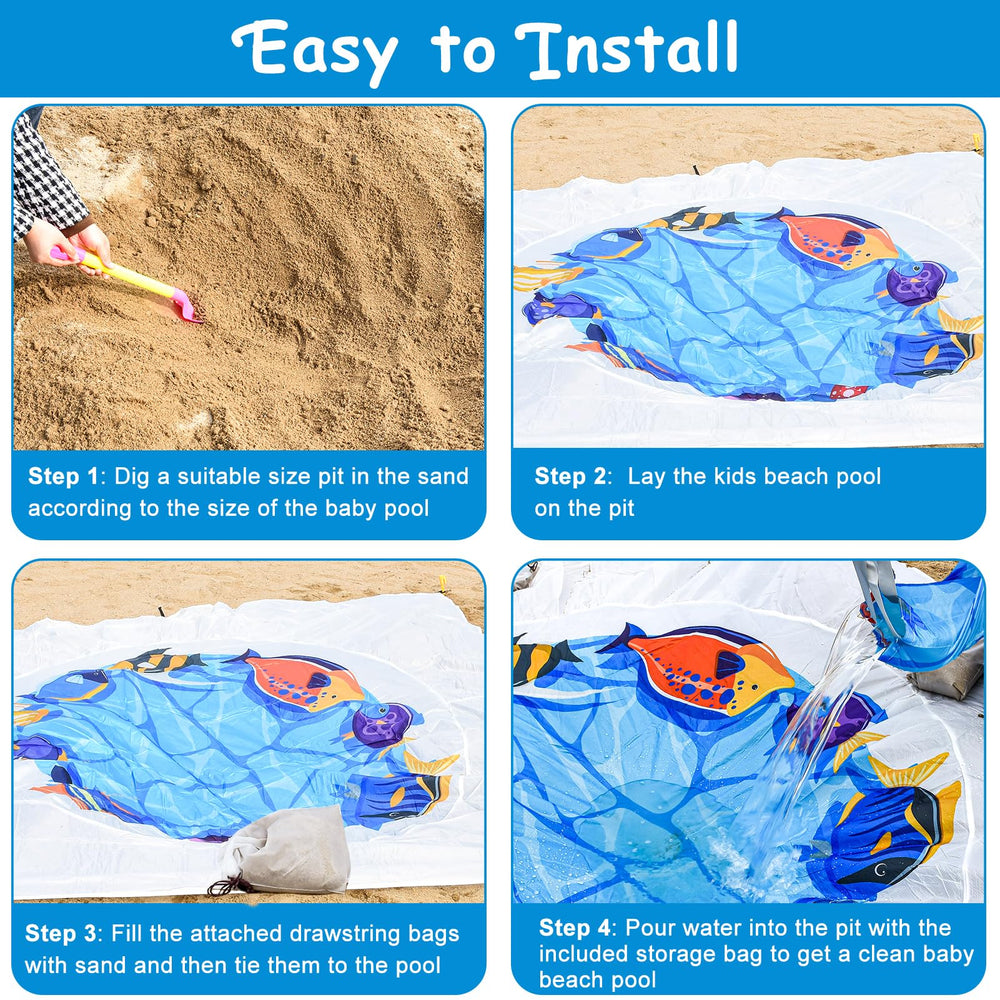 Fantang versatile beach blanket doubles as a comfy outdoor mat