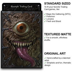 Fantasy North Book of Fiends artwork sleeve, textured matte finish supports smooth shuffling.