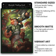 Fantasy North Acorn Commander sleeves pack of 100 for organized decks.