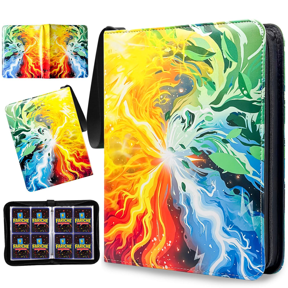 FARICHE Storm binder front cover shows durable protection for card collections