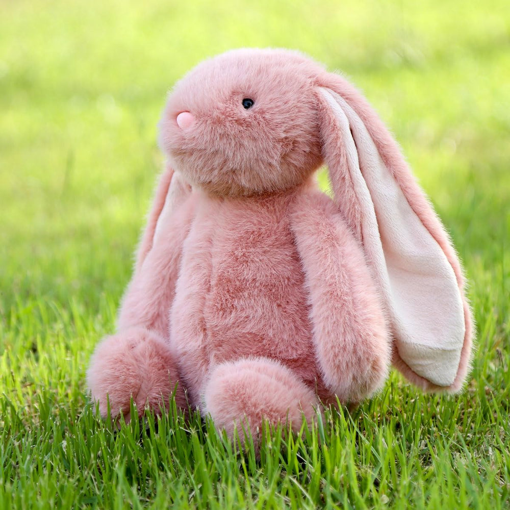 Farnesaa weighted bunny 16-inch full view shows cozy plush