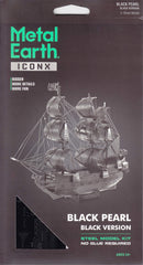 Fascinations Metal Earth Black Pearl etched details bringing the pirate ship to life