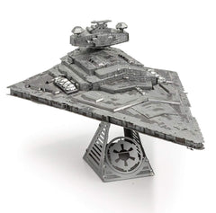 Fascinations Metal Earth Destroyer Imperial Star Wars packaging highlights difficulty and assembly tips.