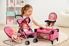 Fash N Kolor doll play set bouncer seat for soothing transitions