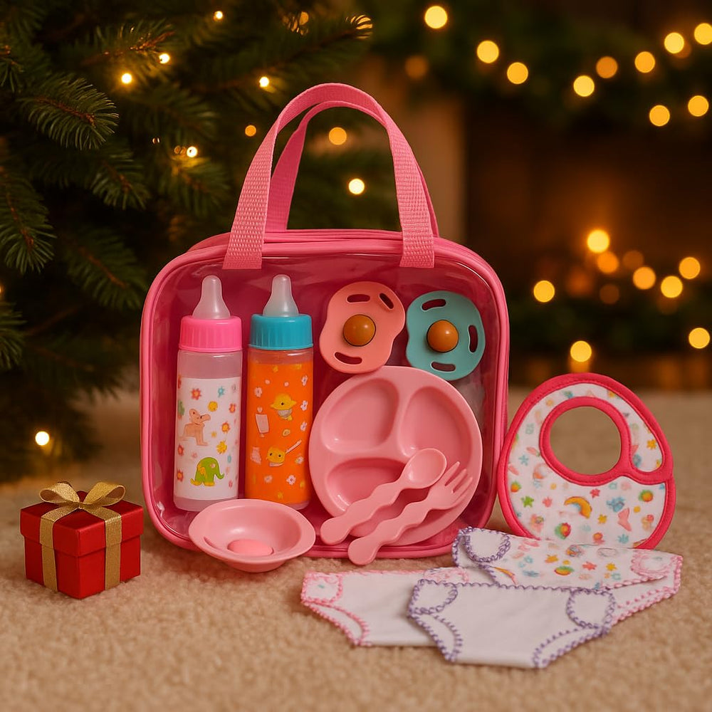 Fash N Kolor My Sweet Baby doll bottles showing sealed design for pretend play