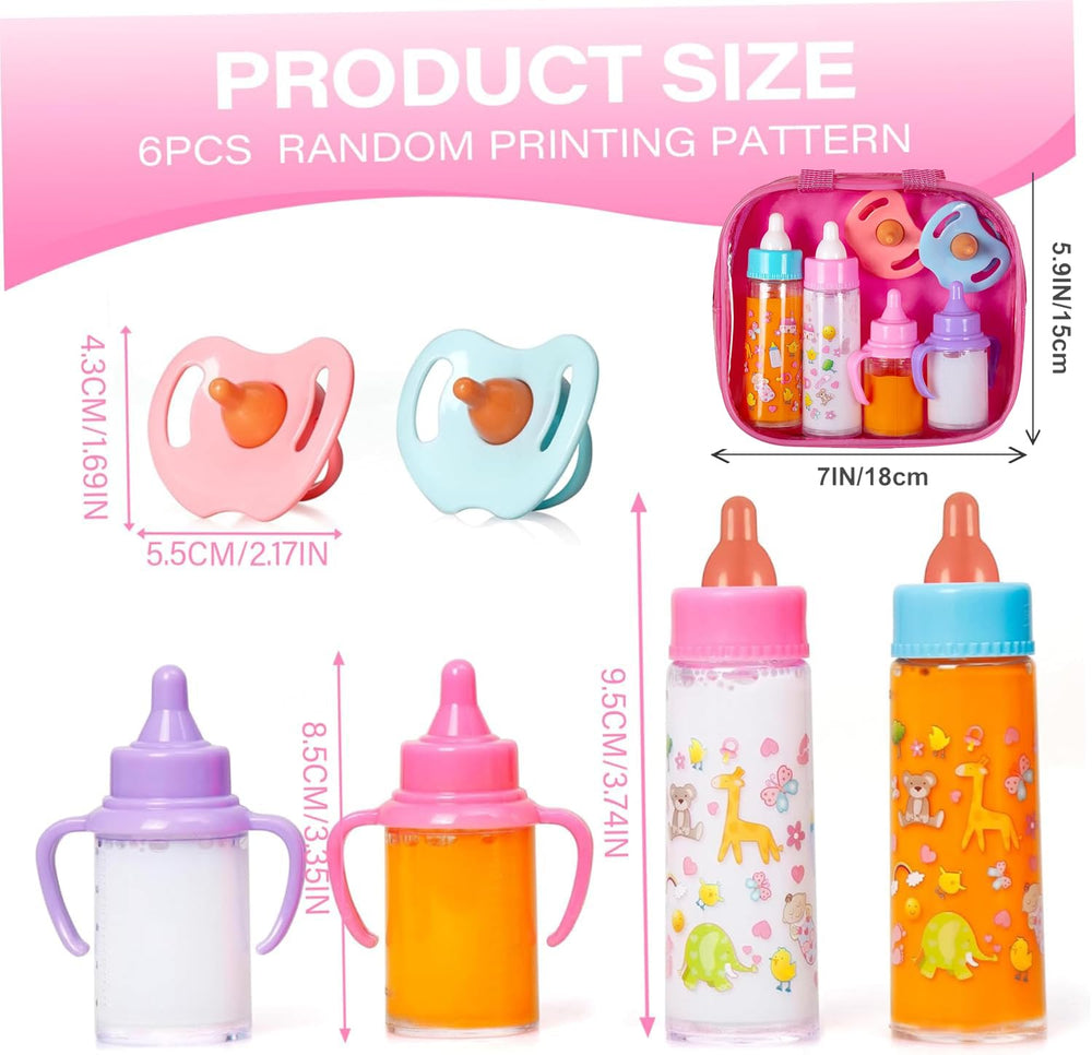 fash n kolor My Sweet Baby Feeding Set transparent bag easy storage and organization