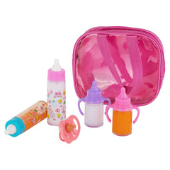 fash n kolor My Sweet Baby Feeding Set travel-ready for on-the-go pretend play